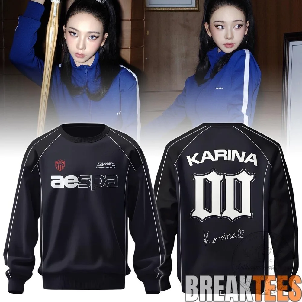 Aespa Giselle Synk Complexity Tour Black Sweatshirt 9 Aespa Giselle Synk Complexity Tour Black Sweatshirt