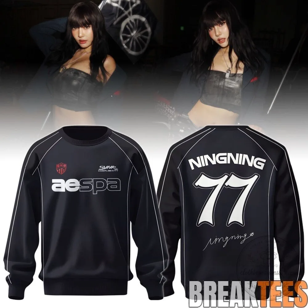 Aespa Giselle Synk Complexity Tour Black Sweatshirt 10 Aespa Giselle Synk Complexity Tour Black Sweatshirt