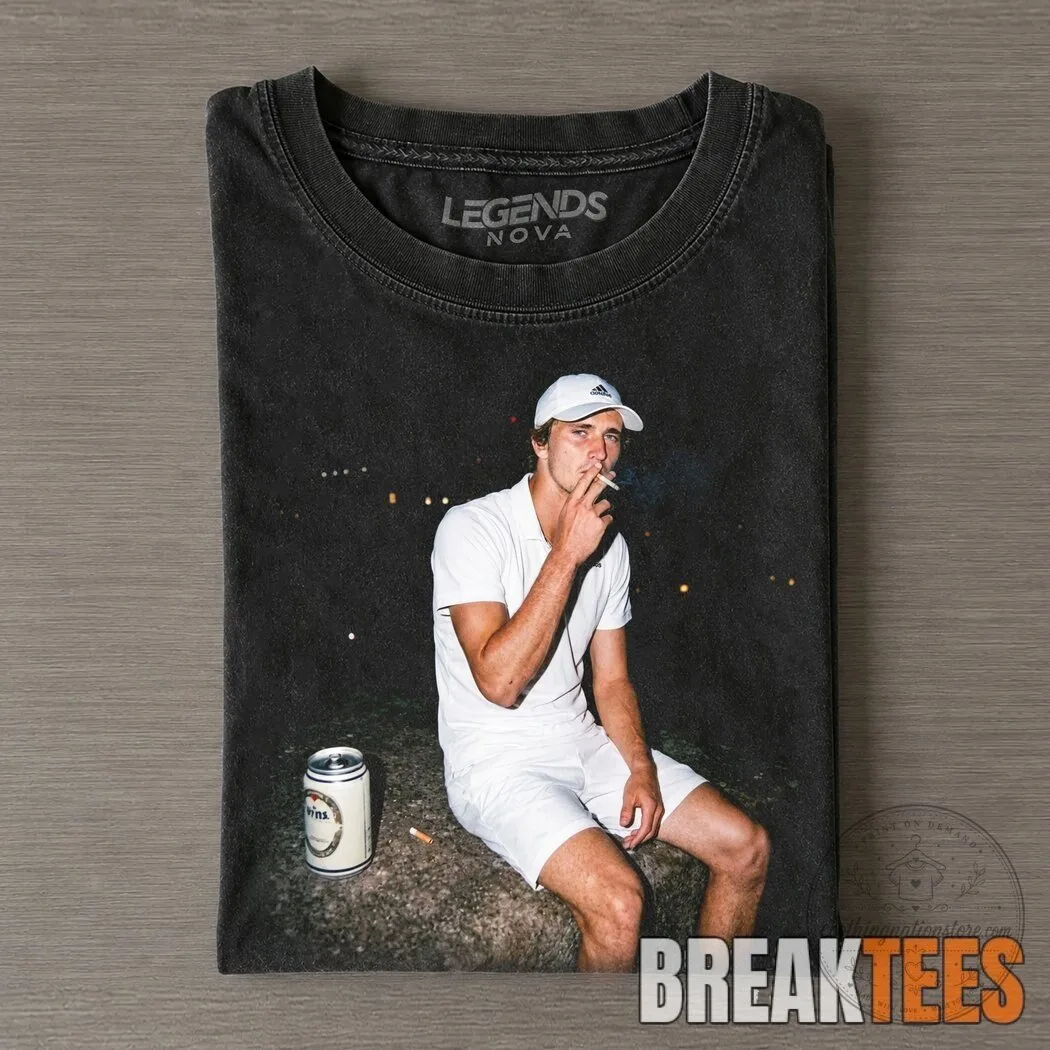 Alexander Zverev Middle Finger Tennis Player Fan Apparel T-Shirt 9 Alexander Zverev Middle Finger Tennis Player Fan Apparel T-Shirt