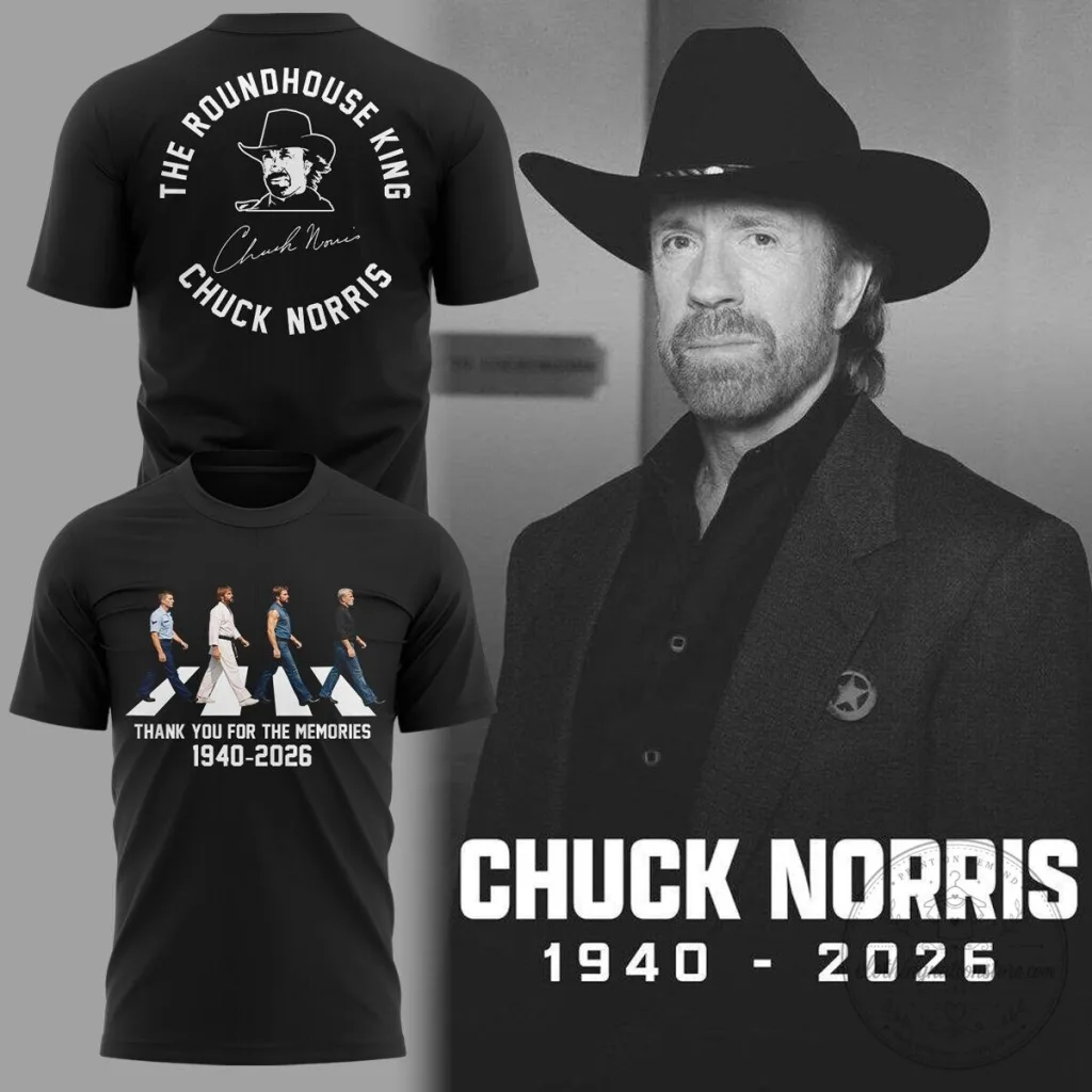 Chuck Norris Roundhouse King Thank You For The Memories T-Shirt Chuck Norris Roundhouse King Thank You For The Memories T-Shirt