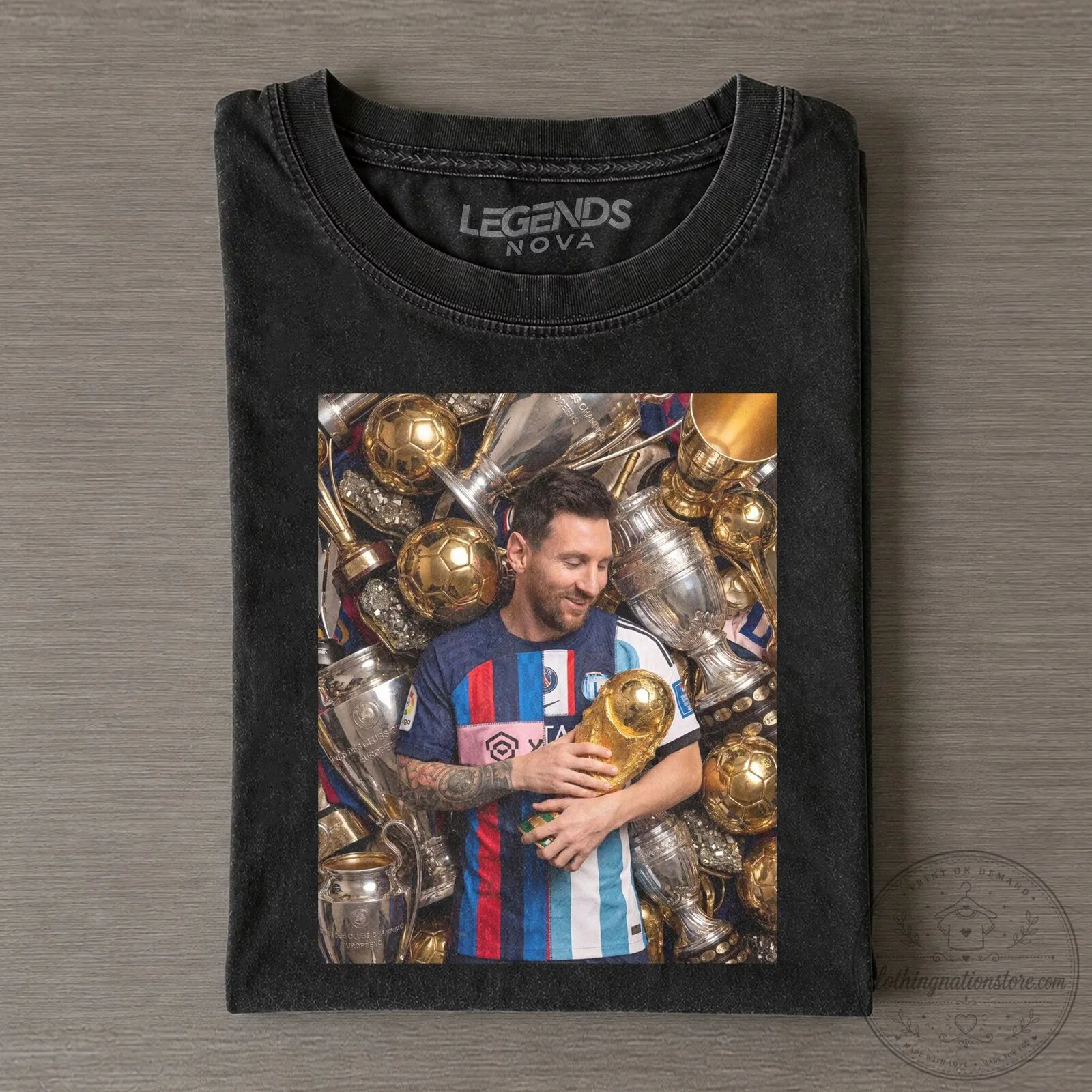 Lionel Messi World Champion Soccer Player Graphic T-Shirt 2 Lionel Messi World Champion Soccer Player Graphic T-Shirt