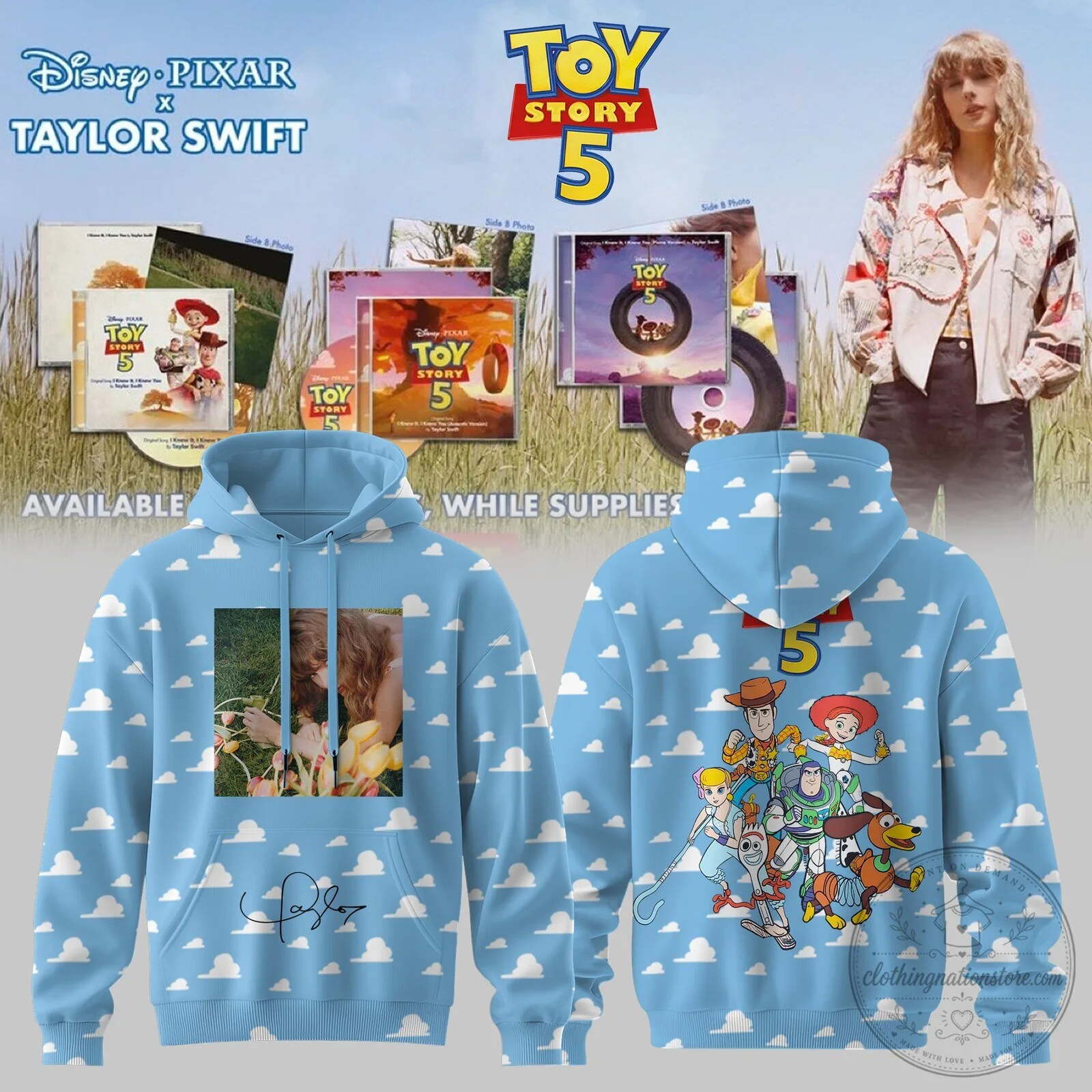 ..Toy Story 5 x Taylor Swift Limited Signature Hoodie NN 2 ..Toy Story 5 x Taylor Swift Limited Signature Hoodie NN