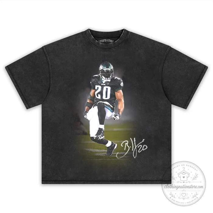 Graphic T-Shirt Featuring Football Legend Brian Dawkins of the Philadelphia Eagles