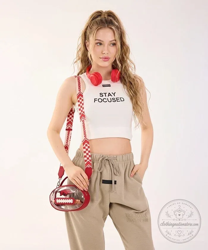 Arkansas Razorbacks Football Clear Stadium Crossbody Bag 14 Arkansas Razorbacks Football Clear Stadium Crossbody Bag
