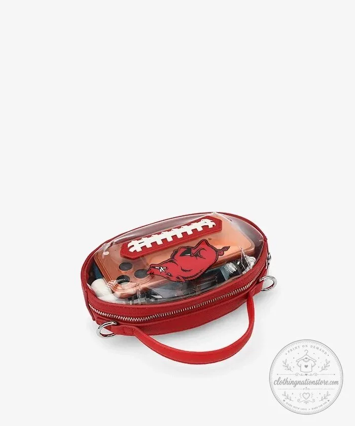 Arkansas Razorbacks Football Clear Stadium Crossbody Bag 21 Arkansas Razorbacks Football Clear Stadium Crossbody Bag