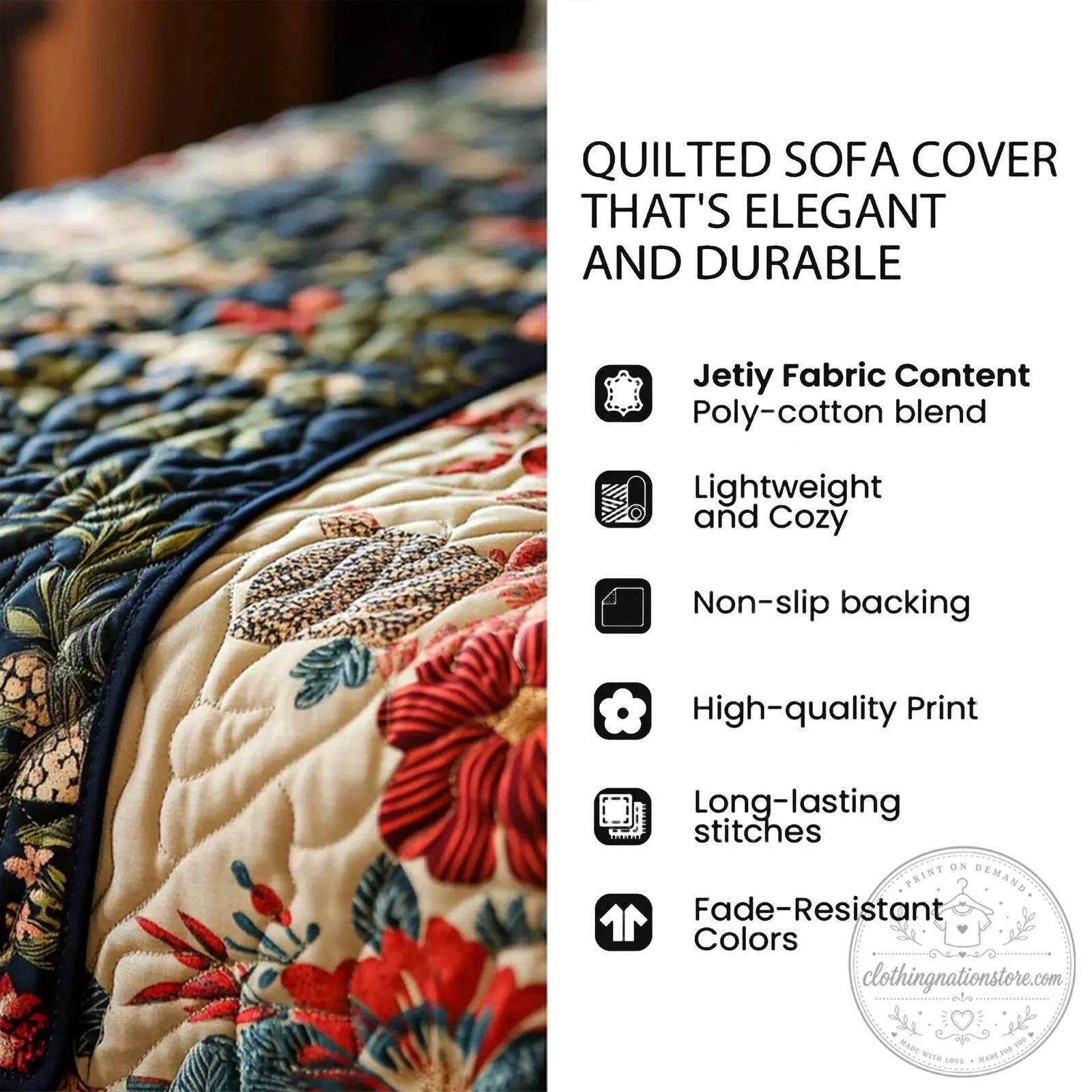 Royal Nutcracker Christmas Quilted Sofa Cover 20 Royal Nutcracker Christmas Quilted Sofa Cover
